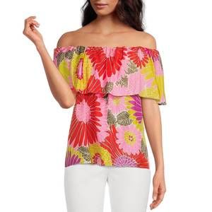 NEW TRINA TURK agua caliente top in mti